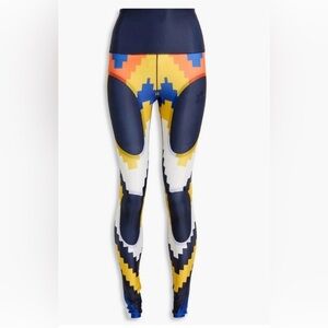 Perfect Moment Blue and Black Leggings